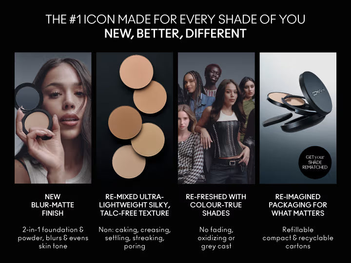 MAC Studio Fix Compact Plus Foundation with FREE Rhode Peptide Lip Tint
