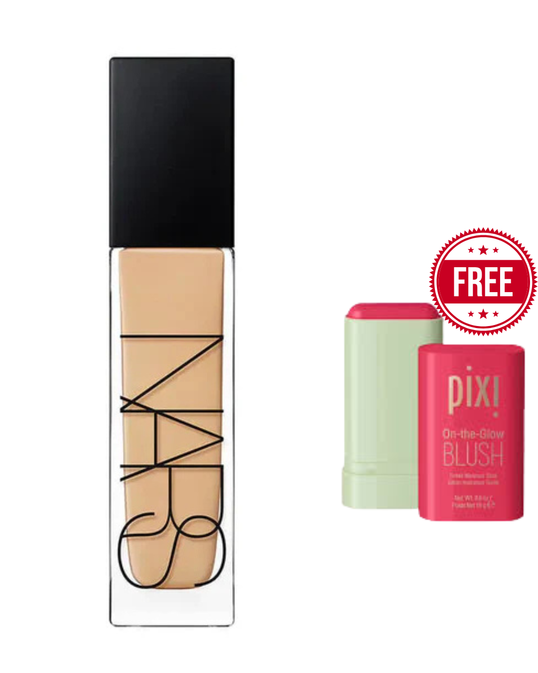 Natural Radiant Foundation with Free Pixi Blusher Gift (₹1950 Value)